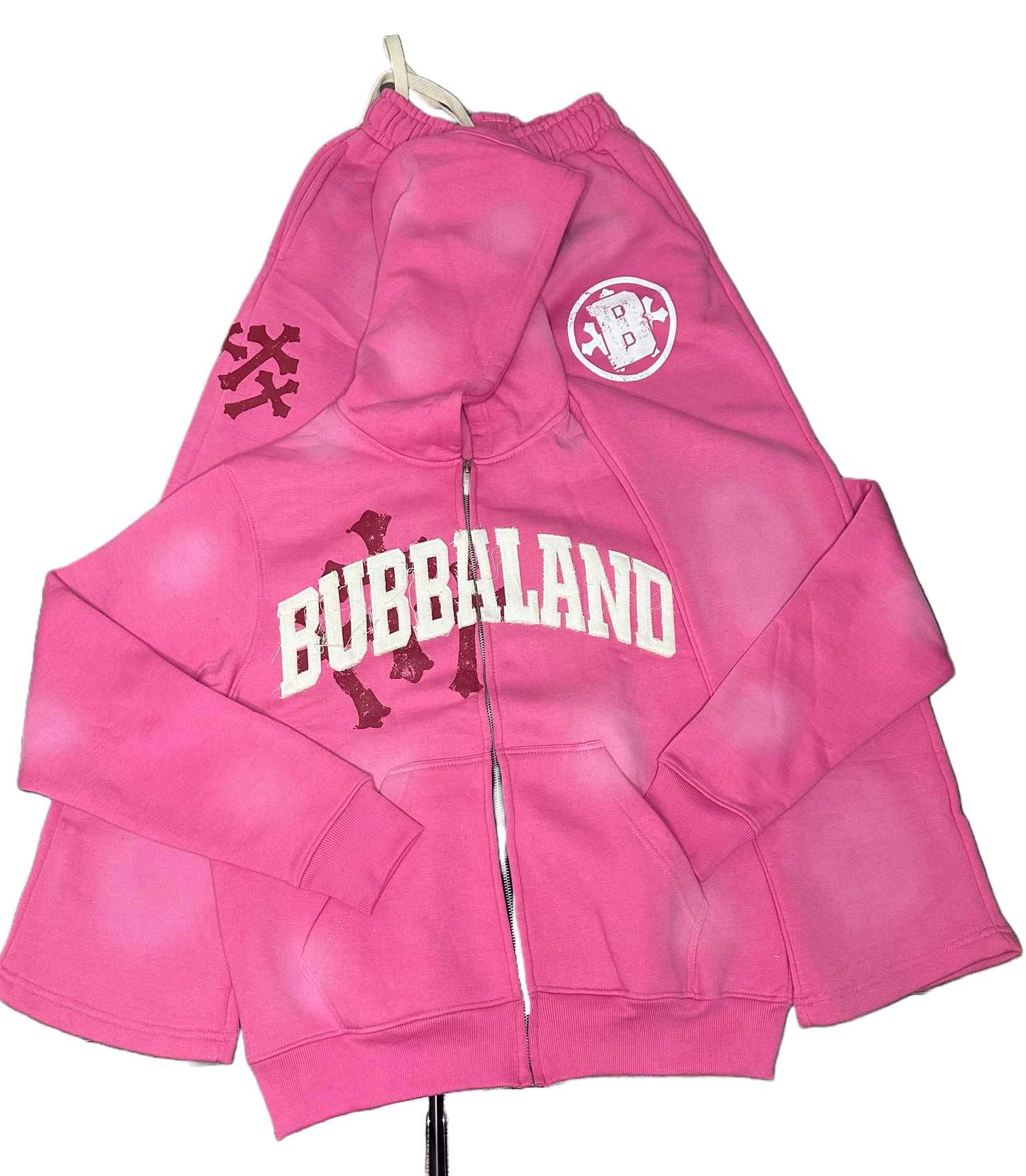 Washed BUBBALAND Sweatsuit Set