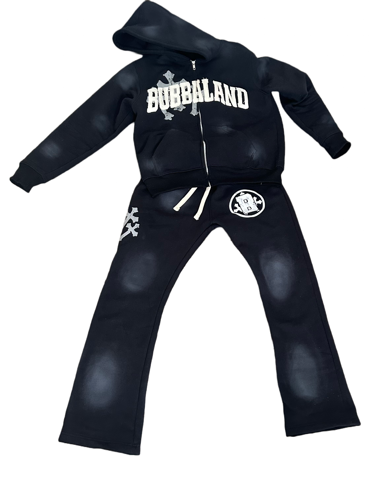 Washed BUBBALAND Sweatsuit Set