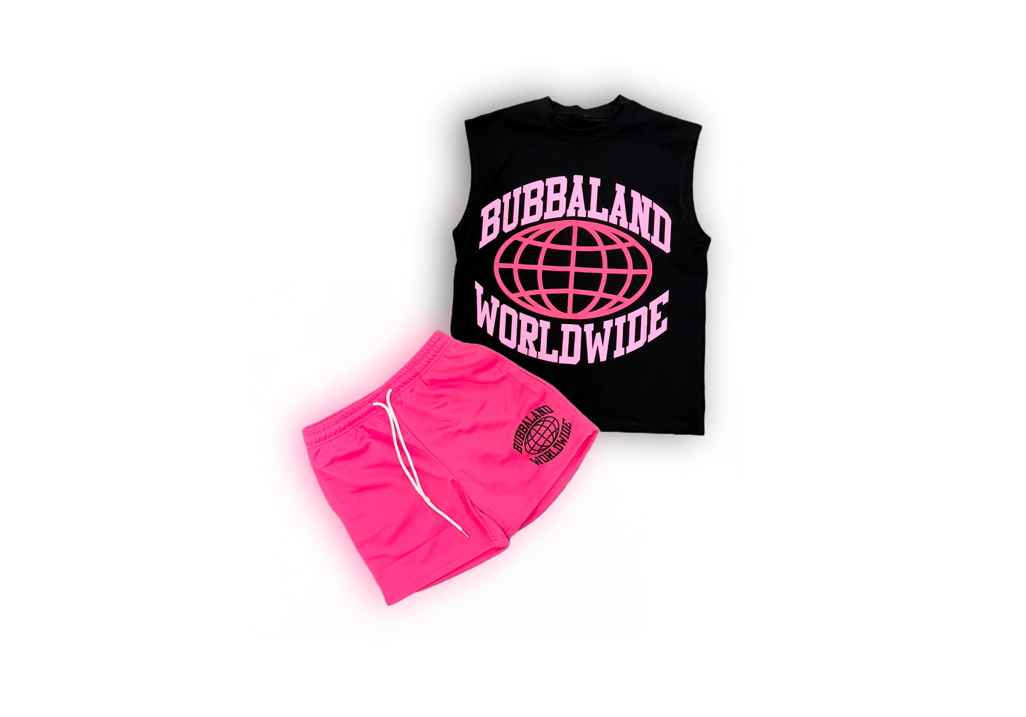 Black & Pink “BUBBALAND WORLDWIDE” Shirt