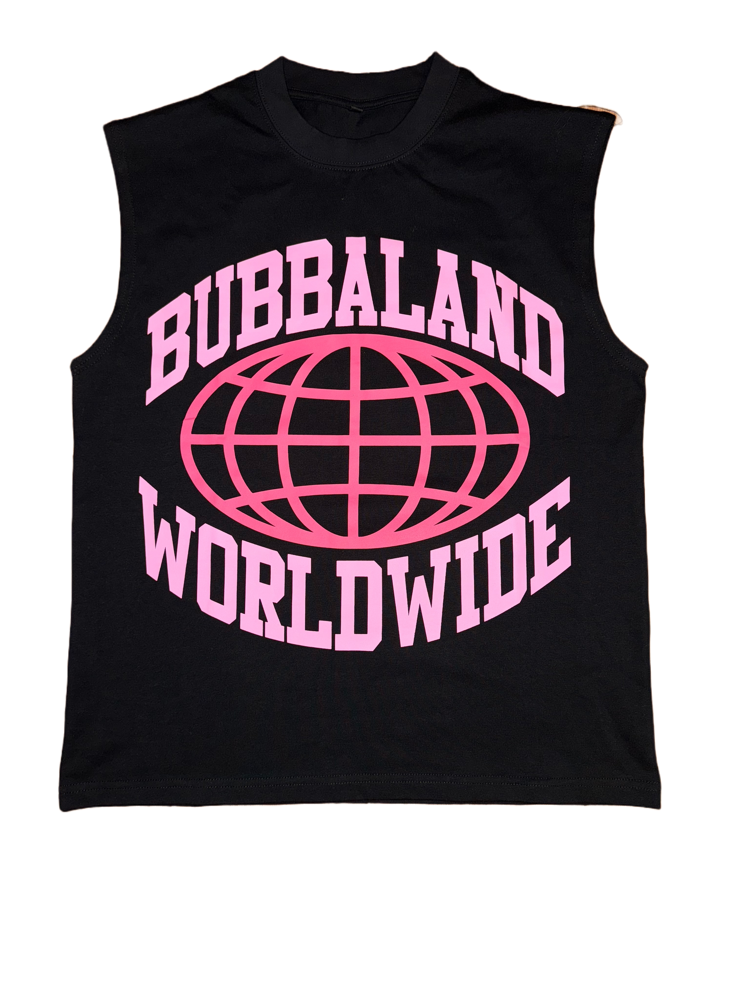 Black & Pink “BUBBALAND WORLDWIDE” Shirt