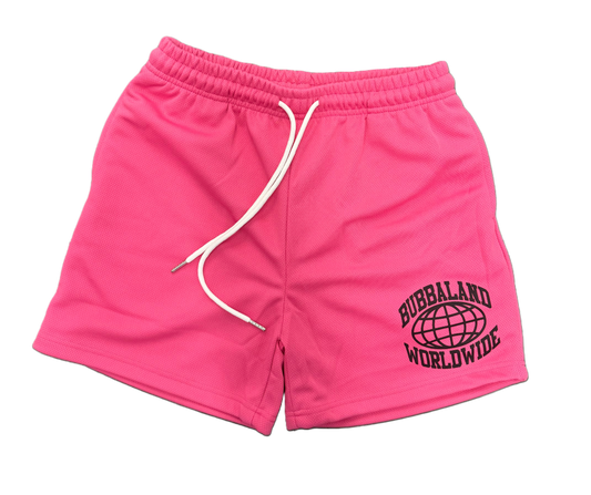 Black & Pink “BUBBALAND WORLDWIDE” Shorts